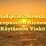 Amlodipiinikokemuksia: Verenpaineen Alennus ja Käytännön Vinkit
