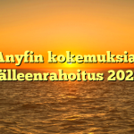 Anyfin kokemuksia: Jälleenrahoitus 2025