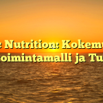 Arctic Nutrition: Kokemuksia, Liiketoimintamalli ja Tuotteet