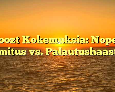Boozt Kokemuksia: Nopea Toimitus vs. Palautushaasteet