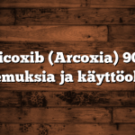Etoricoxib (Arcoxia) 90 mg kokemuksia ja käyttöohjeet