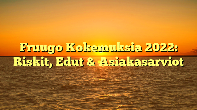 Fruugo Kokemuksia 2022: Riskit, Edut & Asiakasarviot