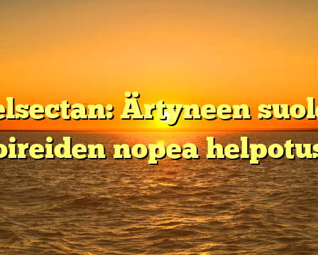 Gelsectan: Ärtyneen suolen oireiden nopea helpotus