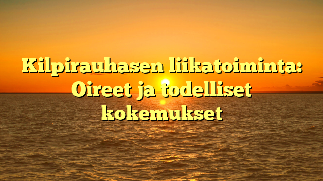 Kilpirauhasen liikatoiminta: Oireet ja todelliset kokemukset