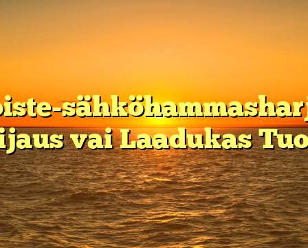 Loiste-sähköhammasharja: Huijaus vai Laadukas Tuote?