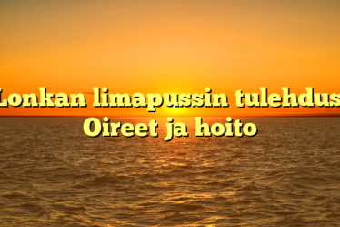 Lonkan limapussin tulehdus: Oireet ja hoito