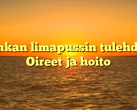 Lonkan limapussin tulehdus: Oireet ja hoito
