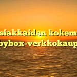 Lue asiakkaiden kokemuksia Hobbybox-verkkokaupasta