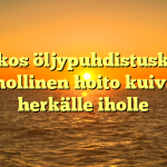 Luonkos öljypuhdistuskakut: Luonnollinen hoito kuivalle & herkälle iholle