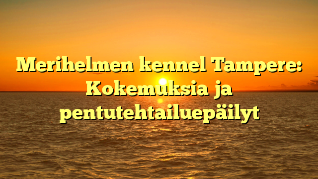 Merihelmen kennel Tampere: Kokemuksia ja pentutehtailuepäilyt