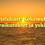 Montelukast: Kokemuksia, vaikutukset ja yskä