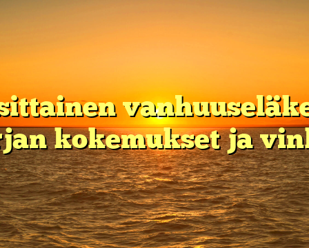 Osittainen vanhuuseläke – Arjan kokemukset ja vinkit
