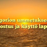 Pegorion ummetukseen: Annostus ja käyttö lapsilla