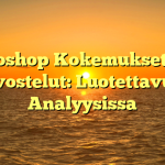 Proshop Kokemukset ja Arvostelut: Luotettavuus Analyysissa