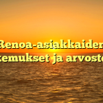 Renoa-asiakkaiden kokemukset ja arvostelut