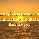Vesivek-kattoremontit: Asiakaskokemuksia & Kestävyys
